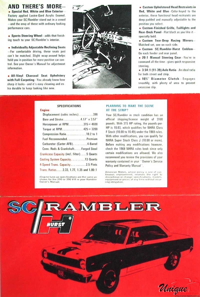 1968 Hurst SC/Rambler Brochure Page 2